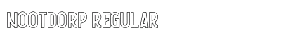 Nootdorp Regular Font Preview
