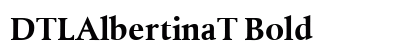 DTLAlbertinaT Bold Preview