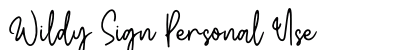 Wildy Sign Personal Use preview