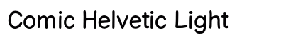 Comic Helvetic Light preview