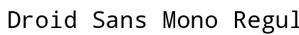 Droid Sans Mono Regular Font Preview