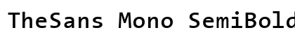 TheSans Mono SemiBold preview