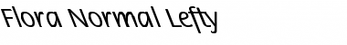 Flora-Normal Lefty Regular Font