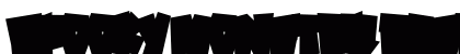 SPOOKY MONSTER BASE Regular Font Preview