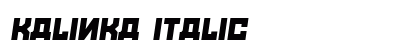 Kalinka Italic Font Preview