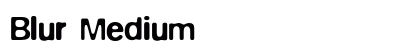 Blur Medium font free download