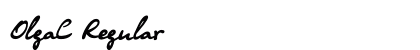 OlgaC Regular Font Preview