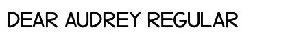 Dear Audrey Regular (OpenType) Font Preview