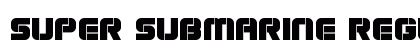 Super Submarine Regular Font Preview