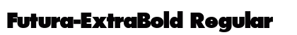 Futura-ExtraBold Regular font free download
