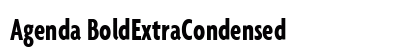 Agenda BoldExtraCondensed Font Agenda BoldExtraCondensed Font Preview