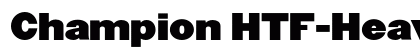 Champion HTF-Heavyweight font free download