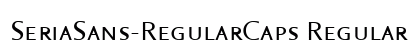 SeriaSans-RegularCaps Regular