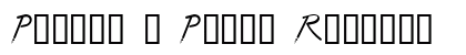 Pincel 2 Plain Regular Font Preview