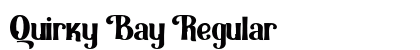 Quirky Bay Regular Font Preview