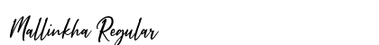 Mallinkha Regular (OpenType) Font Preview