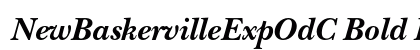 NewBaskervilleExpOdC Bold Italic preview NewBaskervilleExpOdC Bold Italic preview