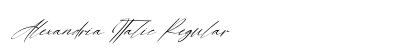 Alexandria Italic Regular font free download