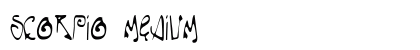 Scorpio Medium Font Preview