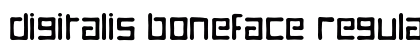 Digitalis Boneface Regular Font Preview