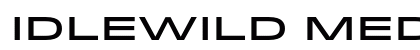 Idlewild Medium font free download