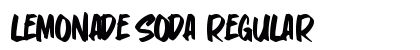 Lemonade Soda Regular Font Lemonade Soda Regular Font Preview