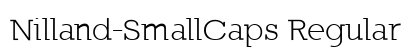 Nilland-SmallCaps Regular Font Preview