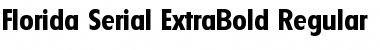 Florida-Serial-ExtraBold Regular Font