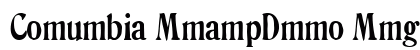 Columbia StampDemo Regular Font Preview