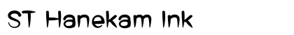 ST Hanekam Ink Font Preview