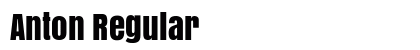 Anton Regular font free download