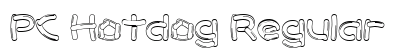 PC Hotdog Regular Font Preview