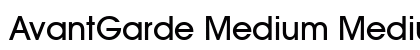 AvantGarde Medium Medium font free download