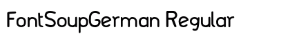FontSoupGerman Regular font free download