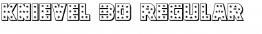 Knievel 3D Regular Font