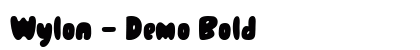 Wylon - Demo Bold preview