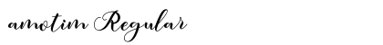 amotim Regular Font Preview