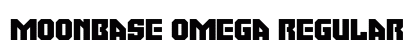 Moonbase Omega Regular Font Preview