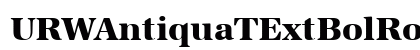 URWAntiquaTExtBolRo1 Regular font free download