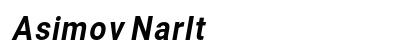 Asimov NarIt Font Preview