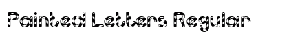 Painted Letters Regular Font Preview Painted Letters Regular Font Preview