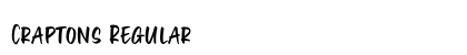 Craptons Regular Font Preview