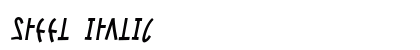 Steel Italic preview