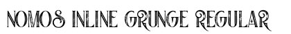 Nomos inline grunge Regular font free download