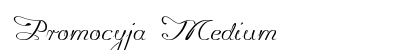 Promocyja Medium Font Preview