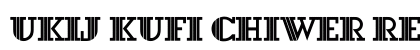 UKIJ Kufi Chiwer Regular Font Preview