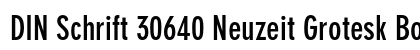 DIN Schrift 30640 Neuzeit Grotesk Bold Cond font free download
