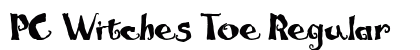 PC Witches Toe Regular Font Preview