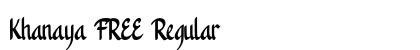 Khanaya FREE Regular Font Preview