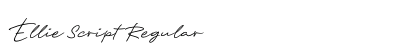 Ellie Script Regular preview